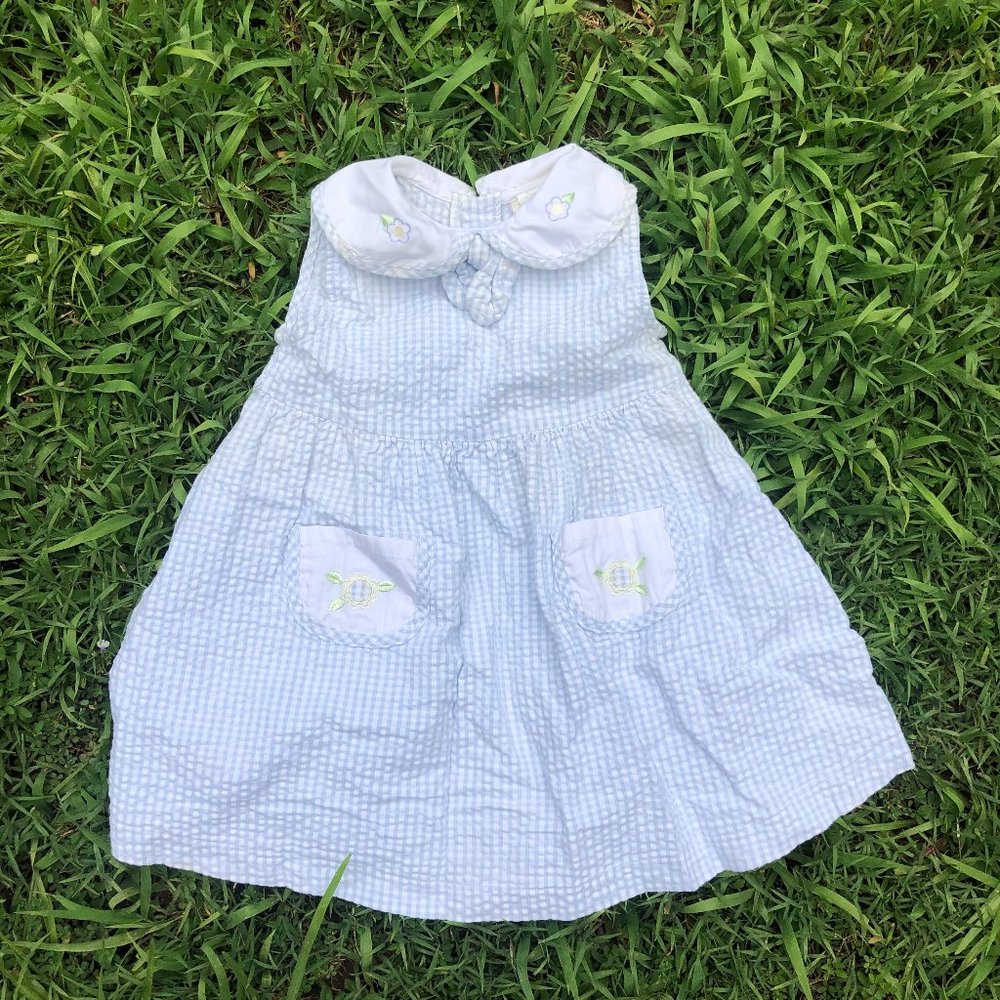 Blue Gingham Sundress